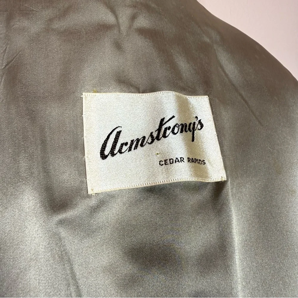 Vintage 1940’s 50’s Retro Real Fur Camel Tan Blonde Mink Stole Cape